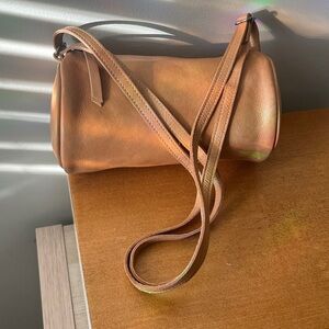 Twyla Leather Crossbody Bag in Camel